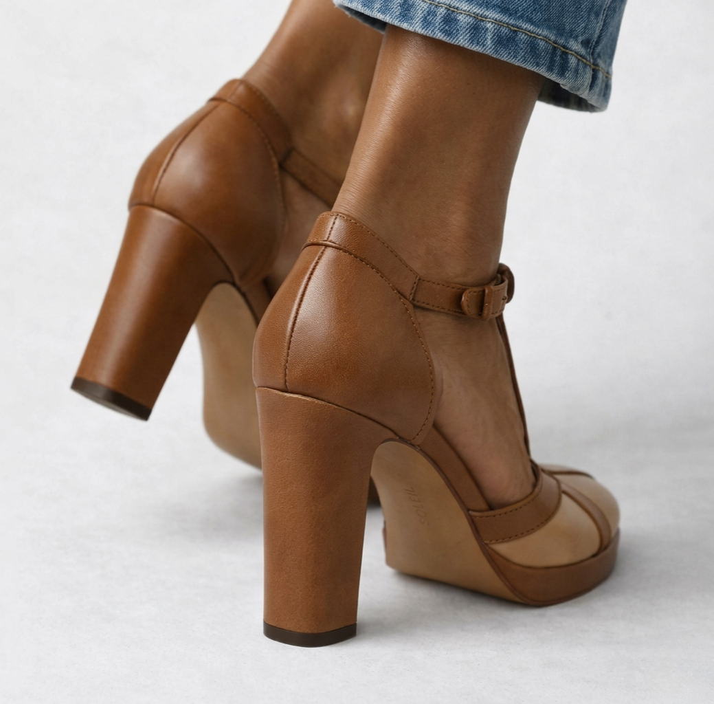 Marina - Tacones Retro Comfort