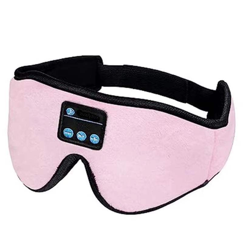 3D Eye Mask Bluetooth Music Play Sleeping Headphones with Built-In HD Speaker Mask for Sleep Headphones Wireless Air Travel 5.0