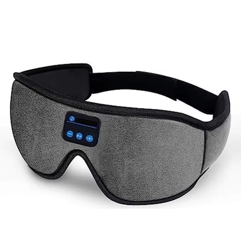 3D Eye Mask Bluetooth Music Play Sleeping Headphones with Built-In HD Speaker Mask for Sleep Headphones Wireless Air Travel 5.0