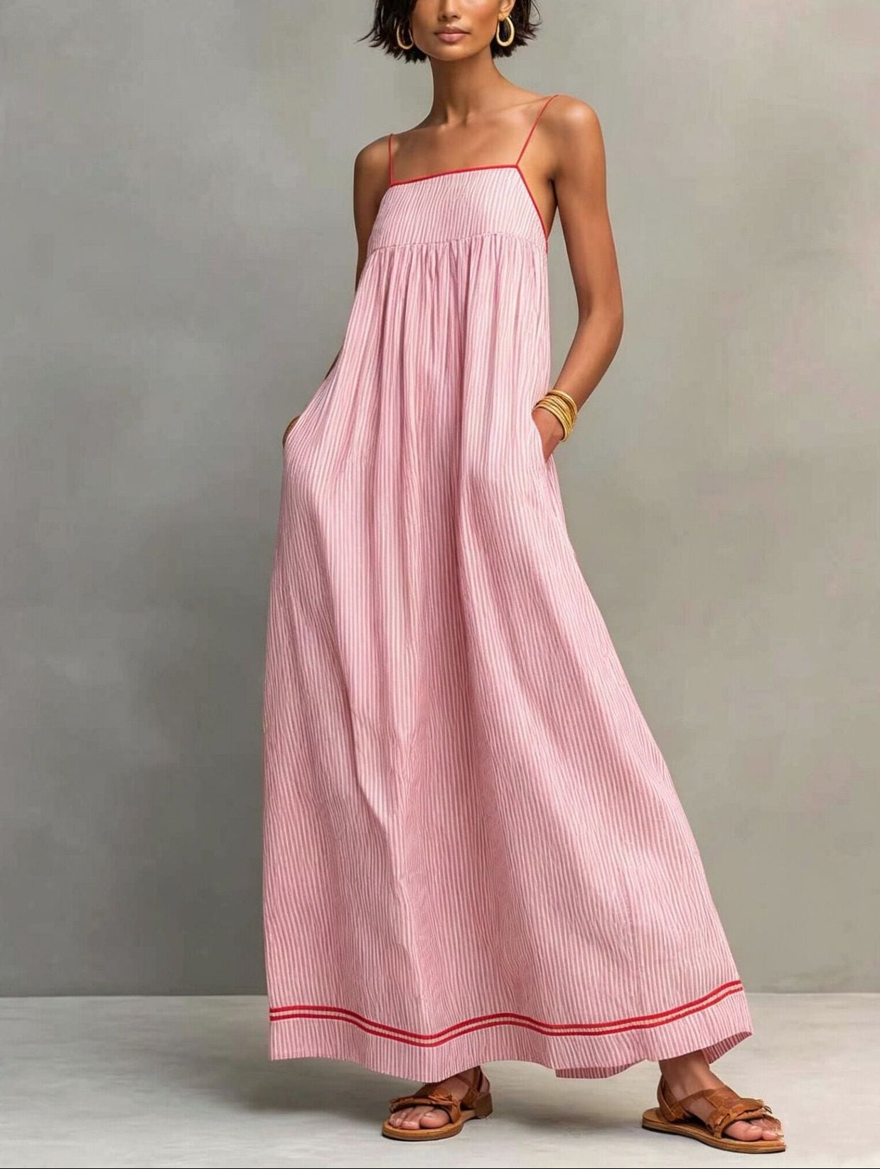 Aroha - Elegante Vestido Largo sin Mangas