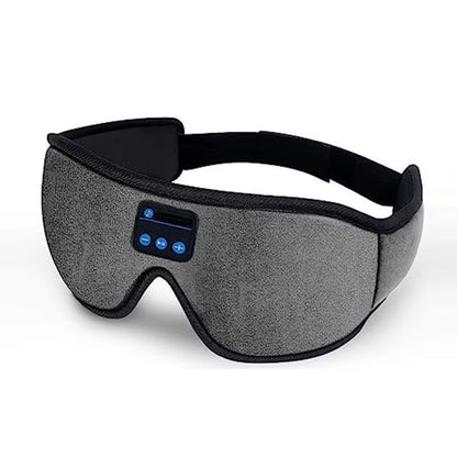 3D Eye Mask Bluetooth Music Play Sleeping Headphones with Built-In HD Speaker Mask for Sleep Headphones Wireless Air Travel 5.0